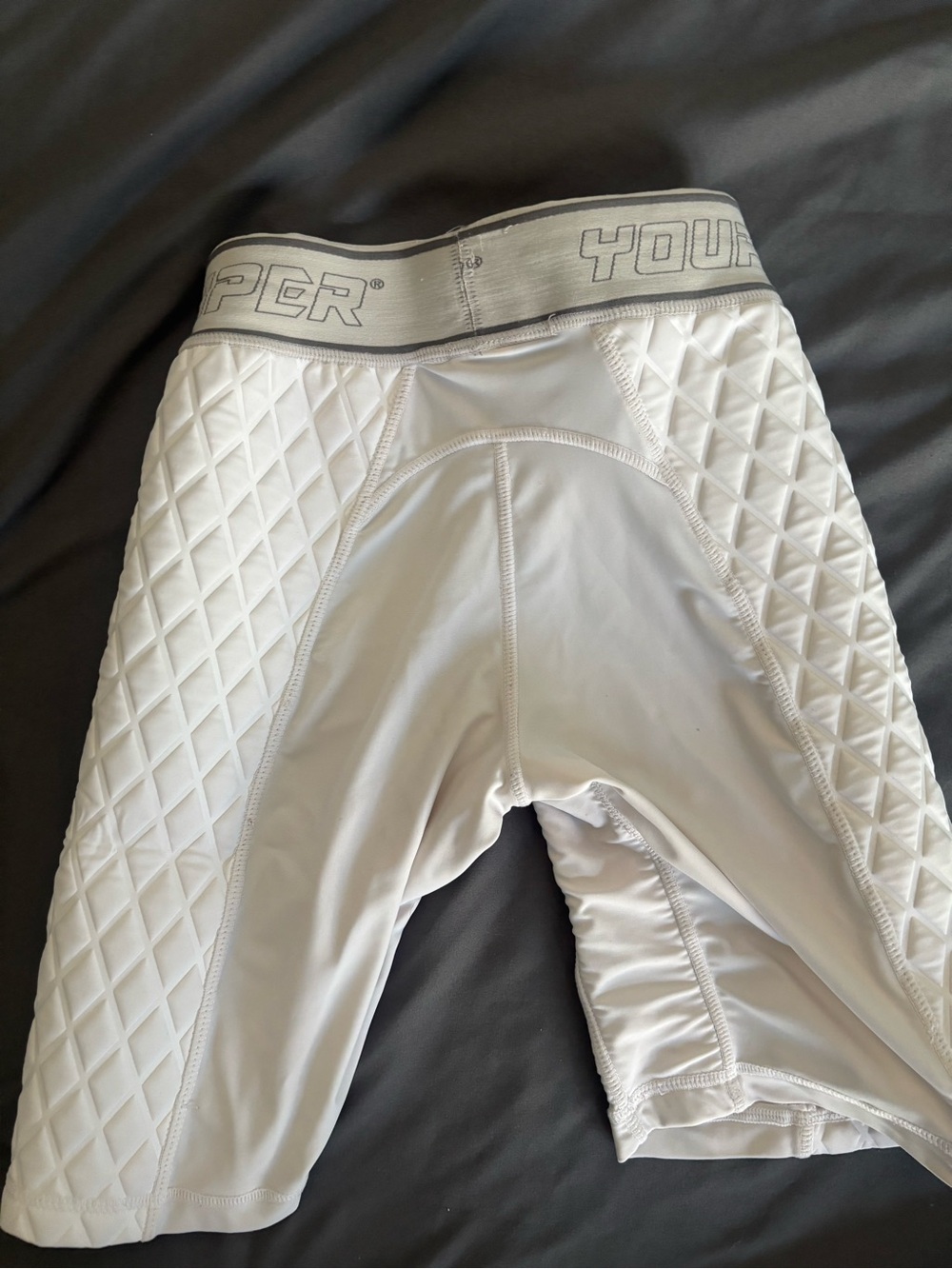Women’s  Padded White Athletic Shorts